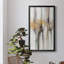 Falling Gold Leaf II - Peinture sur toile encadrée-684891190-684891189