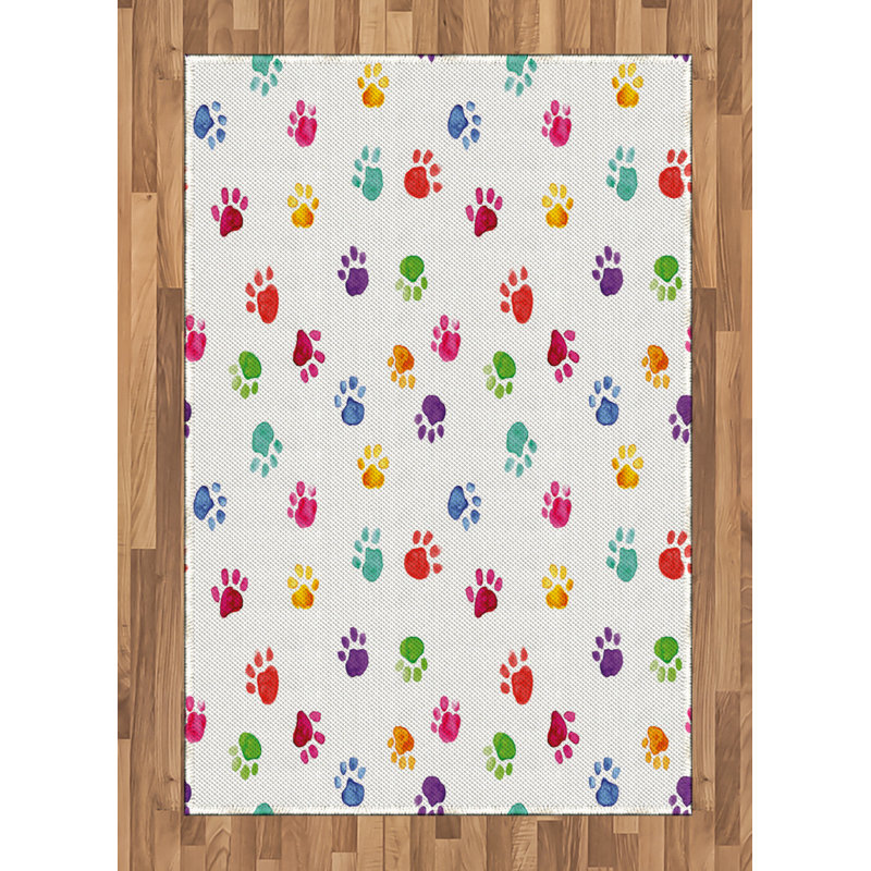 Nolia Animal Print Hand Woven Area Rug, Rectangle 120 x 180cm