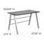 Contemporary Style High Profile Computer Desk