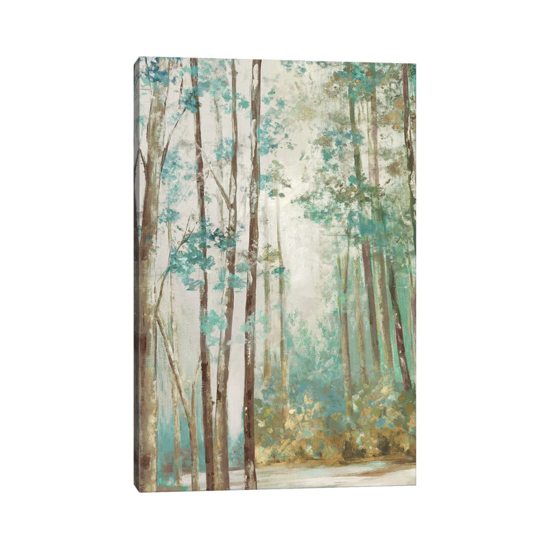 Deep Forest par Eva Watts - Toile tendue avec châssis, estampe numérique sur toile tendue, H 60 po x l 40po x P 1,5 po