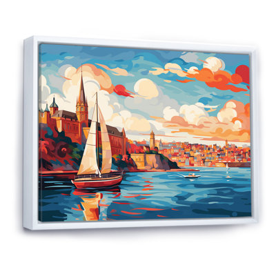 Sydney Harbour Sunset Coastlines III - Port Landscape Coastal Wall Art
