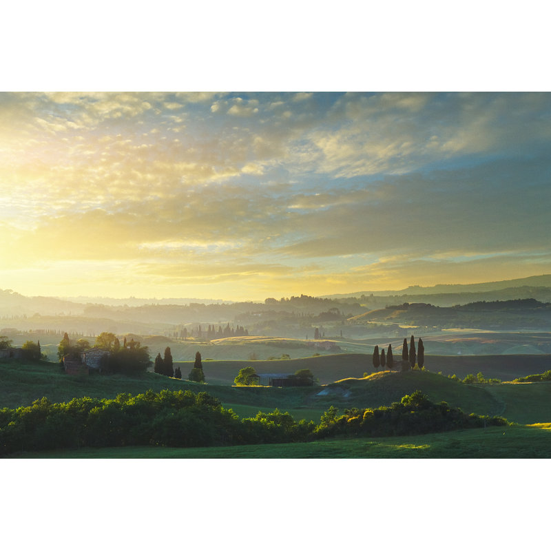 Sunset In Tuscany by Mammuth - Wrapped Canvas Print, 81cm H x 122cm W