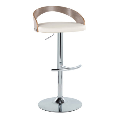 Tabouret de bar réglable avec pivot