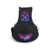 Black/Purple 100% Polyester