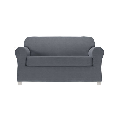 Housse extensible pour canapé à coussins carrés / rectangulaires