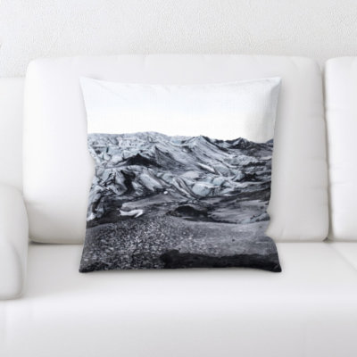 Microsuede Reversible Throw Pillow