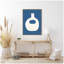«Ceramo Blue Beige 3» par Rocket Jack, reproduction d'art sur toile encadrée-1972322272