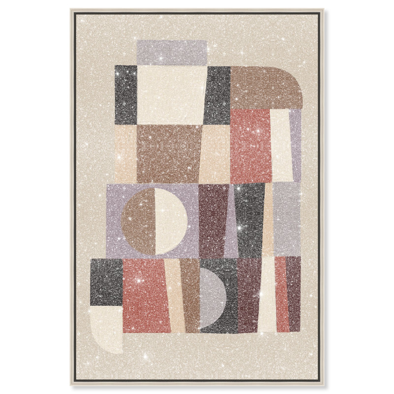 Berry Deco II by Oliver Gal, 25"H x 37"W, Silver Floater Frame