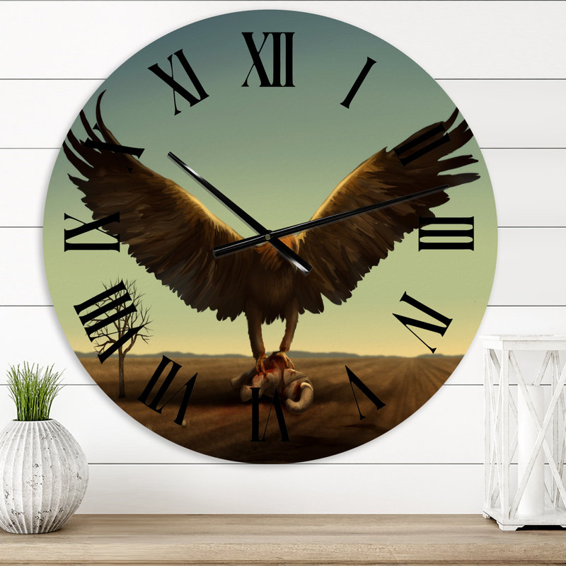 Horloge murale rocaille, Surdimensionné