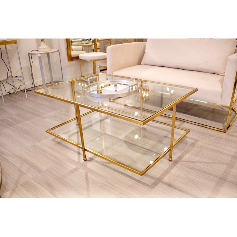 Romana Coffee Table, Silver