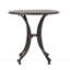 Table d'appoint d'extérieur en fonte d'aluminium 19 po