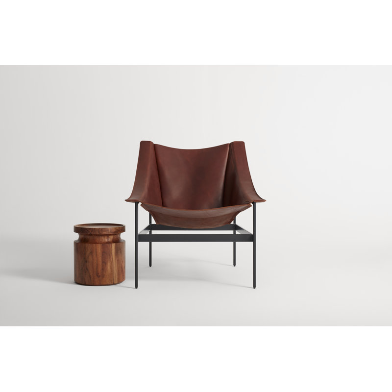 Heyday Lounge Chair, Chestnut Full Grain Leather