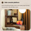 Armoire de coin de style nordique 67,72 po, canapé de salon avec tiroir, tablette de rangement et rangement