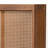 Syl King Size Woven Rattan Headboard in Ash Walnut Finished Wood, 30.01" H X 79.32" W X 9.6" D-1857605960