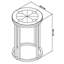 Areliz Frame End Table-1603097096-1603097097