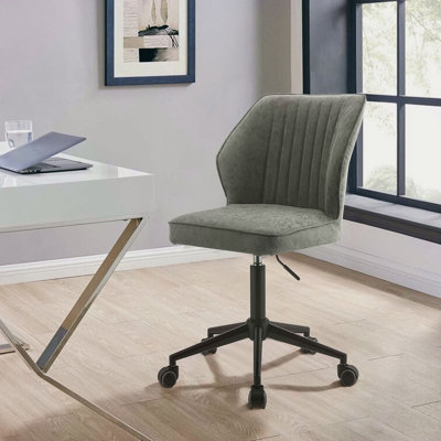 Chaise de bureau rétro et sans accoudoirs