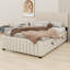 Structure de lit robuste avec lit gigogne-129111275