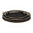 Coastal Large Set of 2 Round Bamboo Serving Trays 24 and 30" - 30" x 30" x 4"-140333244