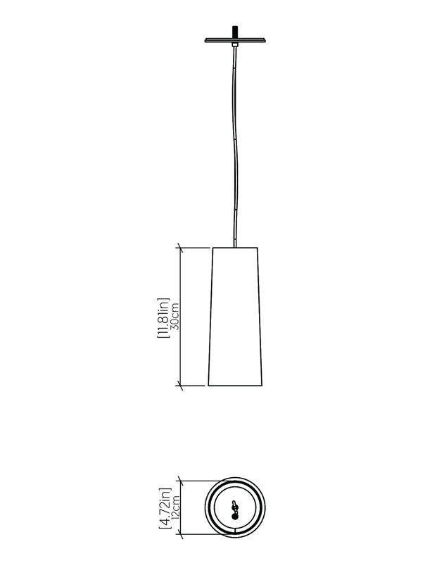 1 - Light Pendant, Louro Freijó