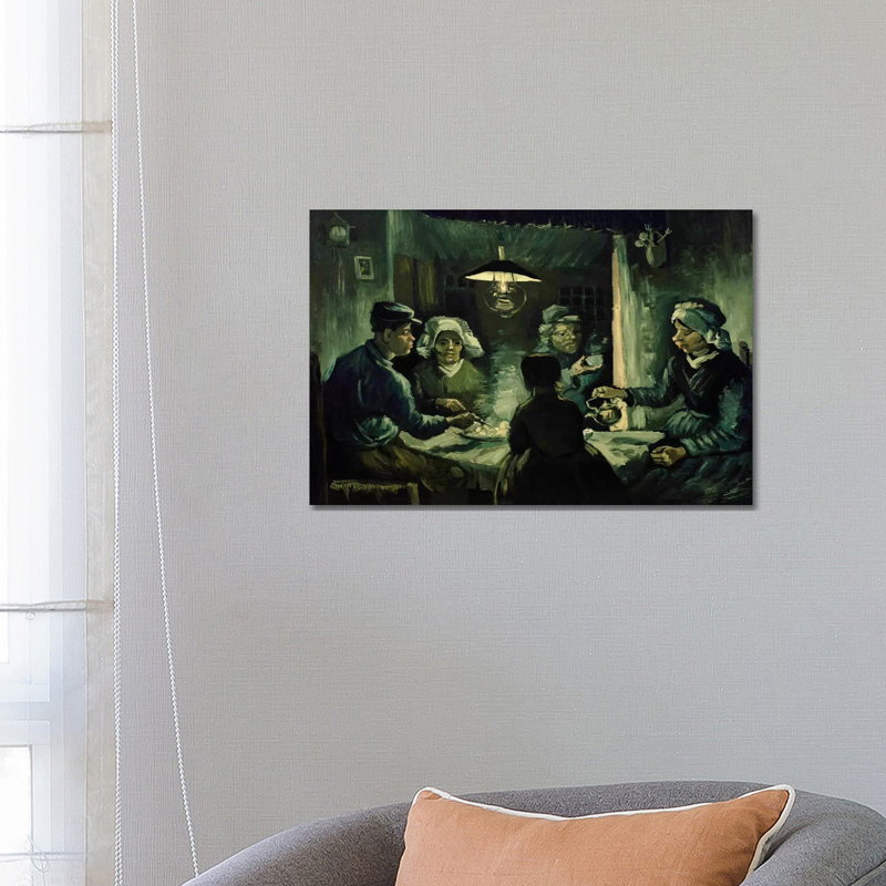 Second Study For The Potato Eaters by Vincent Van Gogh - Wrapped Canvas Gallery-Wrapped Canvas Giclée
