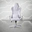 Fauteuil de jeu pivotant en velours à mémoire de forme avec roulettes-1360719497