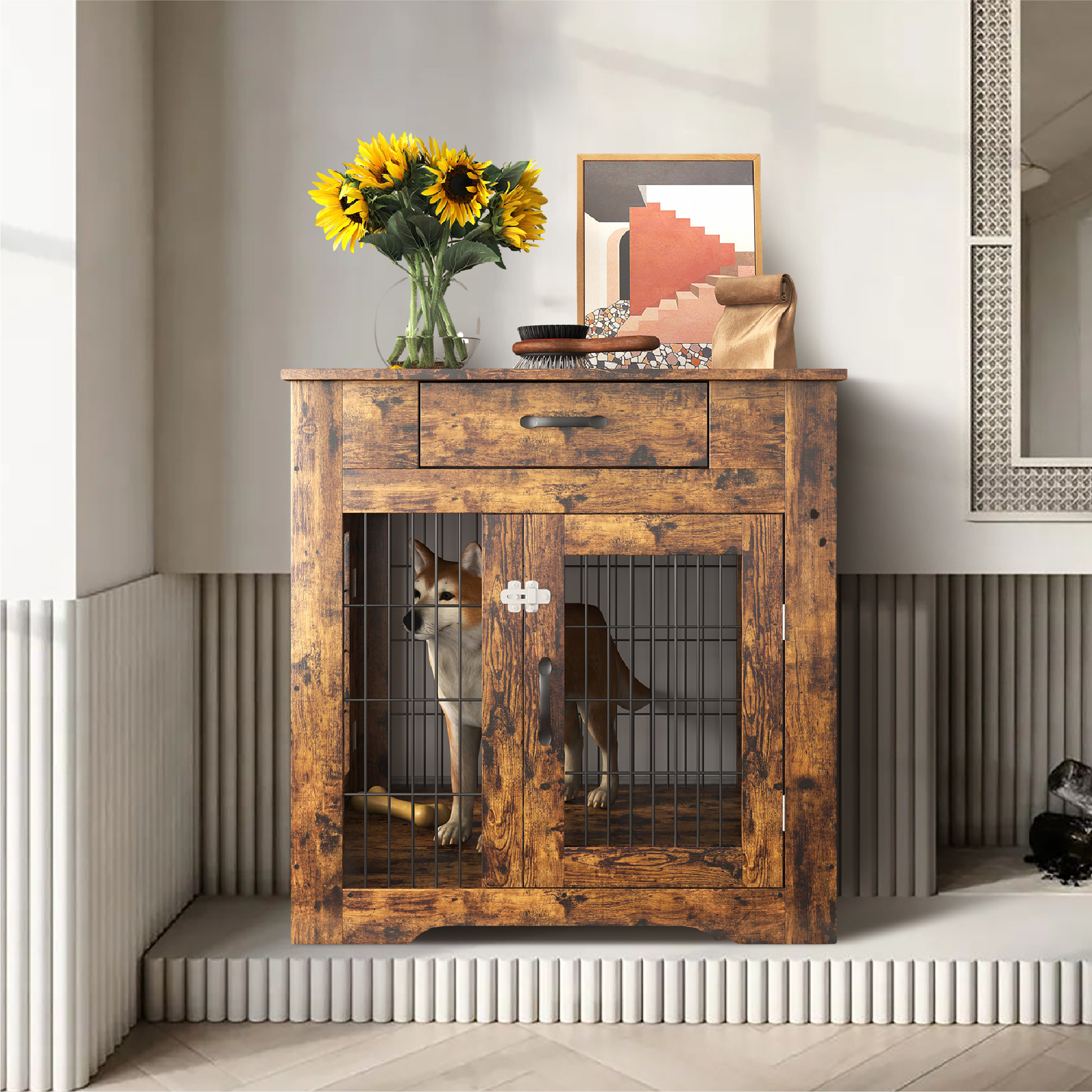 https://assets.wfcdn.com/im/41824971/compr-r85/2554/255438596/furniture-style-dog-crate-end-table-with-drawerpet-kennels-with-double-doorsdog-house-indoor-useweathered.jpg