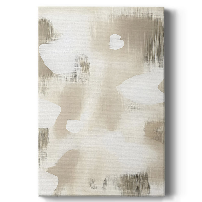 Toile tendue avec châssis abstrait, abstrait, H 18 po x l 12 po