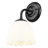 Dorinda 1-Light Wall Sconce in Brushed Champagne Bronze with Opal Glass-892017232