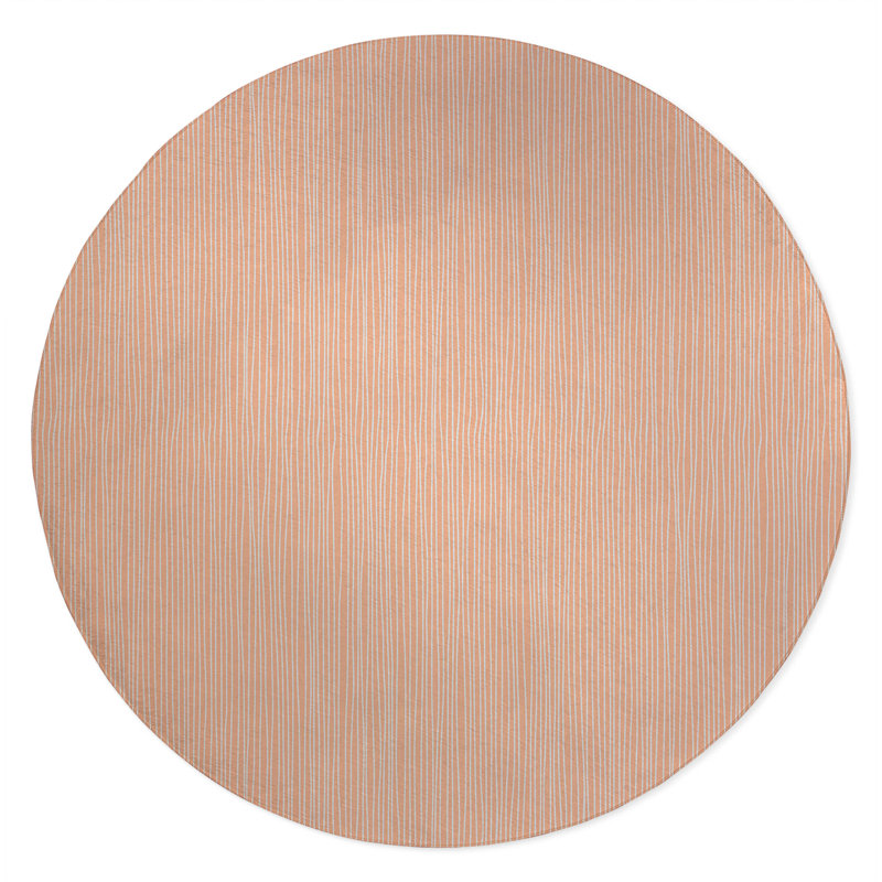 Eric Non-Slip Outdoor Rug, Round 5'