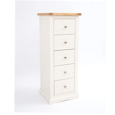 45 cm W Chest of 5 Drawers
