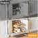 Muya Slide-Out Solid Wood Pull Out Drawer Soft Close Rails With Fixed Base Plate