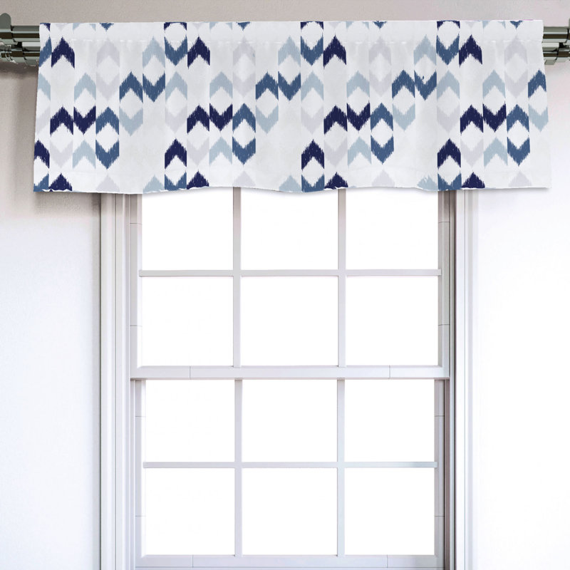 Sateen Ruffled Window Valance