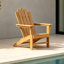 Chaise Adirondack d'extérieur en teck