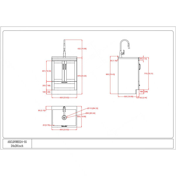 Dimensions du produit