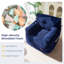 Fauteuil à billes en velours côtelé-350177534