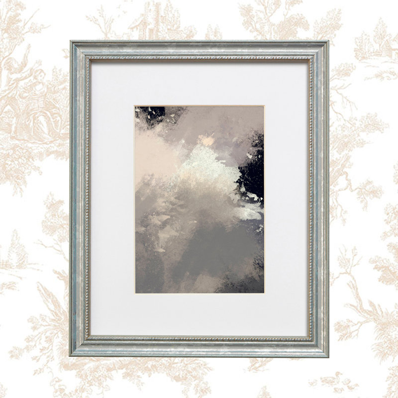 Cadre photo Zeitler, 8,5 po x 11 po emmêlé à 6 po x 9 po, Argent vieilli