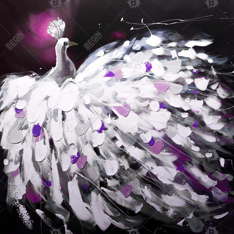 «Paon mauve»