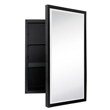 Black Medicine Cabinet, Bathroom