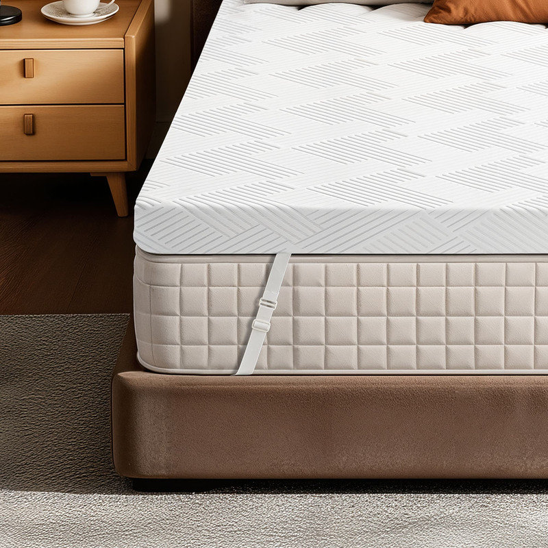 10 cm Memory Foam Mattress Topper, Small Double (4')