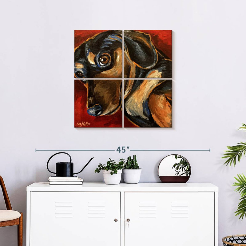 Brampt Dachshund Expressive, 50" H x 50" W