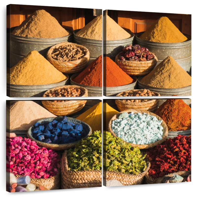 Yarlin Marrakesh Market Spices, 74" H x 74" W