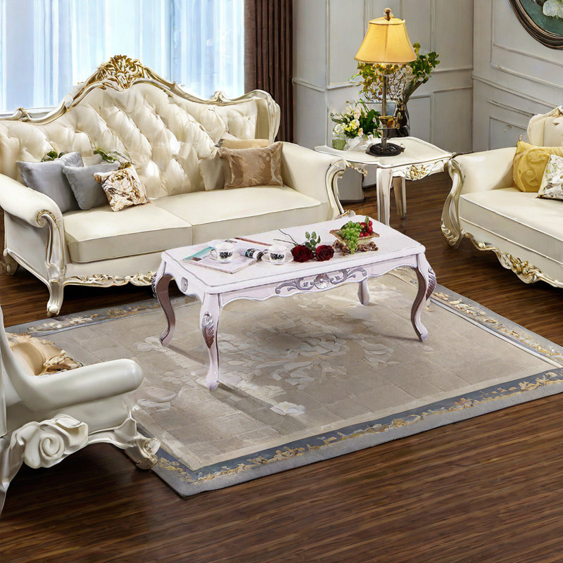 Table basse Aubina, Blanc