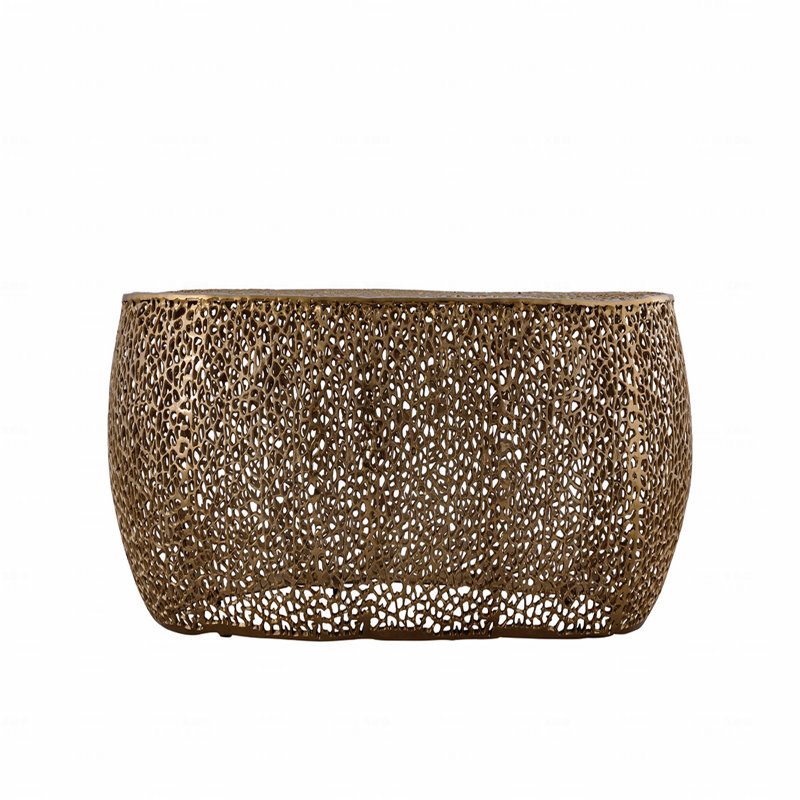 Oval Coffee Table Gold