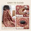 Tapis Hollow2 traditionnel persan audacieux, bordeaux, cuivre, vert, crème, rose, lavable en machine, antidérapant, à poils courts, pour l'intérieur et l'extérieur, adapté aux animaux domestiques, idéal pour le salon, la chambre, la salle à manger, l'entrée, le couloir ou le bureau.-469028434