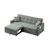 3 In 1 Convertible Sleeper Sofa Bed-1813143140