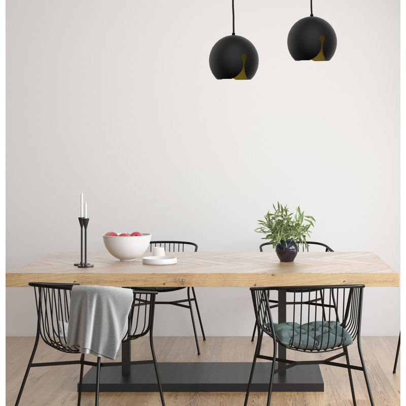 Berneita 2 - Light Kitchen Island Pendant, Black