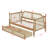 Traditional Style Rattan Daybed With 2 Drawers-1843108500