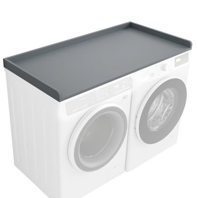 Comptoir de laveuse-sécheuse avec rails de bordure Kaboon, 27,5 po x 54 po, rangement pour salle de lavage