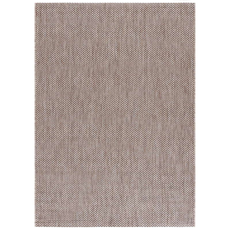 Debriana Performance Solid Color Indoor/Outdoor Area Rug, Rectangle 5'3" x 7'7"