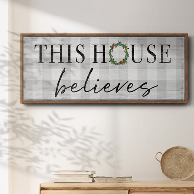 This House Believes - Toile encadrée